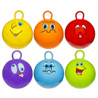 Sk&aacute;kac&iacute; m&iacute;č - Smiley - Průměř: 46 cm (6 ks)