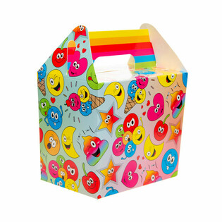 Menu krabička / D&aacute;rkov&aacute; krabička Smiley 14x10x17 cm (12 ks)