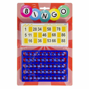 Bingo hrac&iacute; sada na kartě (6 kusů)