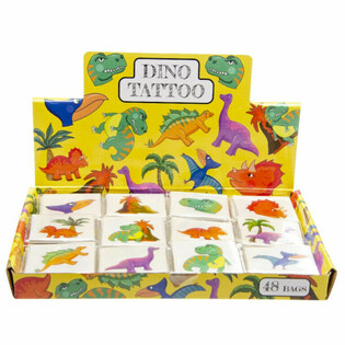 VESEL&Eacute; TETOV&Aacute;N&Iacute; - DINOSAURUS, Každ&eacute; balen&iacute; 12x Tetov&aacute;n&iacute; (48 ks)