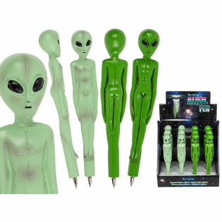 Kuličkov&aacute; pera Alien 3D v displeji (12 ks) - MEGA LEVN&Eacute;