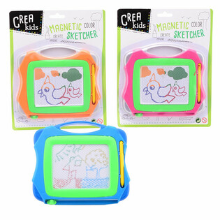 CREA KIDS - Magnetick&aacute; Barevn&aacute; Kreslic&iacute; Tabulka (12 ks)