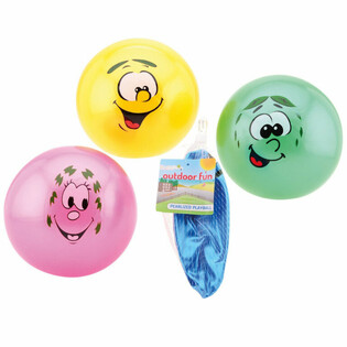 MIX VESEL&Eacute; OBLIČEJE / M&Iacute;Č SMAJL&Iacute;K &Oslash;20 Cm (36 ks)