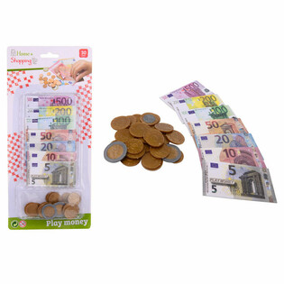 HOME SHOPPING - EURO HRAC&Iacute; PEN&Iacute;ZE A BANKOVKY NA KARTĚ (6 ks)