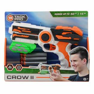 Pistole TACK PRO CROW II se 6 měkk&yacute;mi &scaron;ipkami - 23 cm