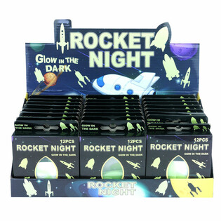 SV&Iacute;T&Iacute;C&Iacute; RAKETA VESM&Iacute;R NA STROP V DISPLAYI (24ks)