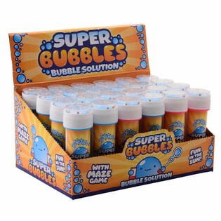 AQUA FUN - BUBLIFUK, 60ML S HLAVOLAMEM V DISPLEJI (24 ks)
