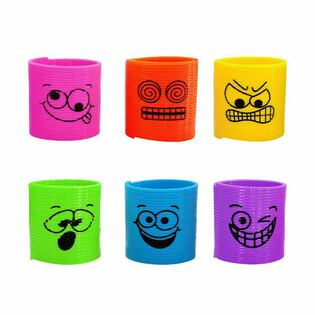 MINI PRUŽINY FUNNY FACES &Oslash;3,5 CM (6 ks)