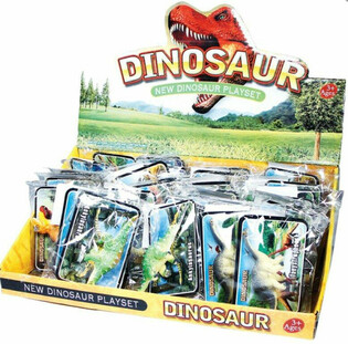Figurky dinosaurů v displeji (36 kusů)