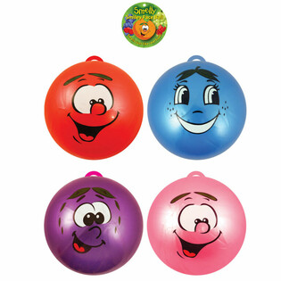 M&iacute;ček Smiley Face &Oslash; 23 cm s h&aacute;čkem (12 ks)