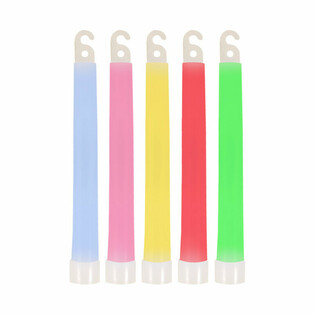 SV&Iacute;T&Iacute;C&Iacute; TYČINKY GLOW STICK - 15CM SE &Scaron;ŇŮRKOU - MIX BAREV (25 ks)