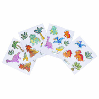 TŘPYTIV&Eacute; SAMOLEPKY - MODEL: DINOSAURUS (100 ks)