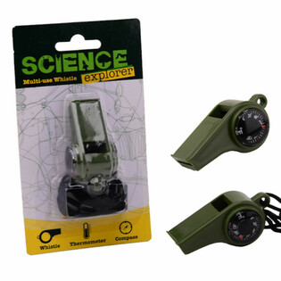 SCIENCE EXPLORER SURVIVAL P&Iacute;&Scaron;ŤALKA S KOMPASEM A TEPLOMĚREM NA KARTĚ (24 ks)