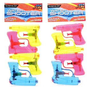 Aqua Fun Sada Vodn&iacute;ch Pistol&iacute; - 4 Kusy, 11 cm