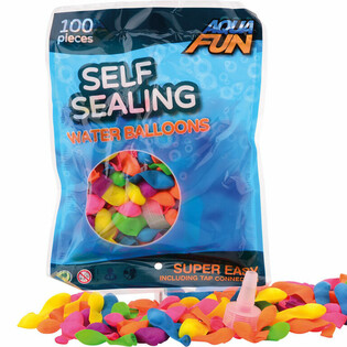 AQUA FUN - 100x Samouzav#rac# Vodn# Bomby (balen# 6 ks)