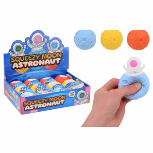 Astronaut Squeezy Moon Ball - V Displayi (12 Ks)