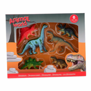 ANIMAL WORLD - Hern&iacute; set Dinosauři (6 figurek)