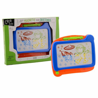 CREA KIDS Magnetick&aacute; barevn&aacute; kresl&iacute;c&iacute; tabulka (D&aacute;rkov&aacute; krabice)