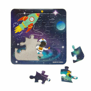 Mix Vesm&iacute;rn&eacute; puzzle - 14x14 cm (50 kusů)