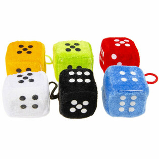 Ply&scaron;ov&eacute; Kostky - Mix Barev 4,5 x 4,5 cm (24 ks)