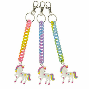 UNICORN / JEDNOROŽEC SPIR&Aacute;LOV&Eacute; KL&Iacute;ČENKY (24 ks)
