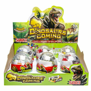 Stavebnice Bricks - Dinosaurus v kapsli Display (6 ks)