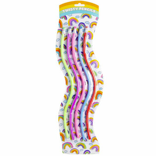 5d&iacute;ln&aacute; sada ohebn&yacute;ch tužek Twisty XL na kartě (10 ks)