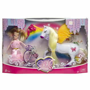 HERN&Iacute; SET JEDNOROŽEC / UNICORN A PRINCEZNA - V LUXUSN&Iacute; D&Aacute;RKOV&Eacute; KRABICI (1 ks)