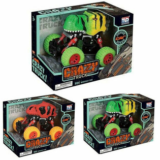 Velk&eacute; natahovac&iacute; dinosauř&iacute; monster trucky - D&aacute;rkov&yacute; box (2 ks)