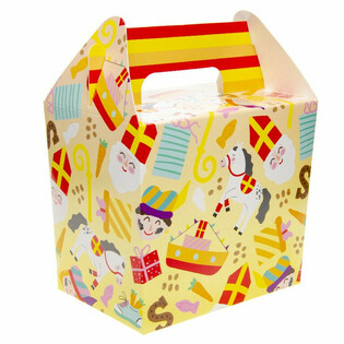 SINTERKLAAS MENU BOX / KRABIČKA NA D&Aacute;RKY 14x10x17 cm (12 ks)