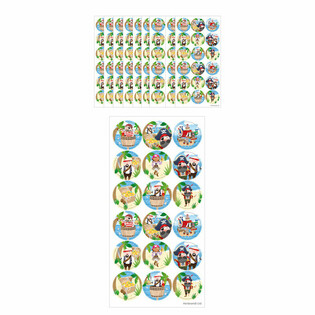 FUN STICKERS - PIR&Aacute;TSK&Eacute; SAMOLEPKY - 18 SAMOLEPEK NA ARCHU (10 ks)