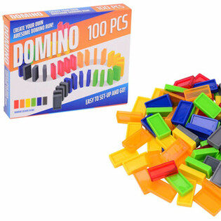 Domino Sada - 100 Kostek v D&aacute;rkov&eacute; Krabici