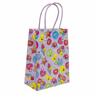 Pap&iacute;rov&eacute; D&aacute;rkov&eacute; Ta&scaron;ky Smiley - 16x9x22 cm (12 kusů)