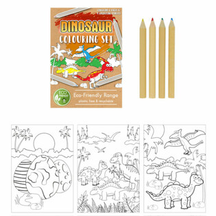 Kresl&iacute;c&iacute; sada Dinosaurus ECO FRIENDLY (25 kusů)