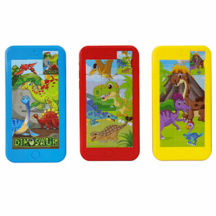 Posunovac&iacute; puzzle Dinosaurus - 8x16 cm