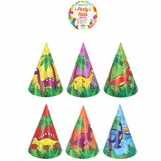 P&Aacute;RTY ČEPICE MIX DINOSAURUS (120 KUSŮ)