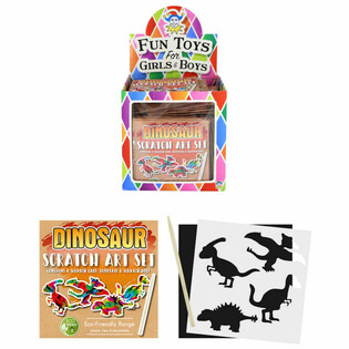 Ekologick&eacute; magick&eacute; st&iacute;rac&iacute; obr&aacute;zky dinosauři - display (108 ks)