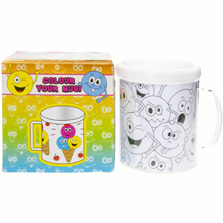 SMILEY - VYBARVI SI SVŮJ HRNEČEK (2 ks)