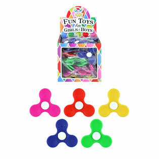 Plastov&eacute; Fidget Spinnery v Displayi - Mix Barev (100 ks)