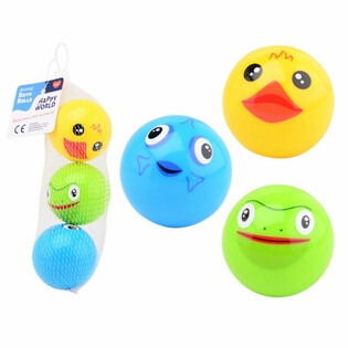 HAPPY WORLD - DĚTSK&Eacute; KOUPAC&Iacute; M&Iacute;ČKY SE ZV&Iacute;Ř&Aacute;TKY - Od 0 měs&iacute;ců (1 ks)