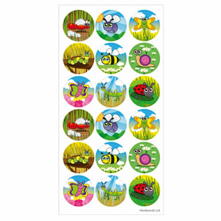 FUN STICKERS - HMYZ - 18 SAMOLEPEK NA ARCHU (10 ks)