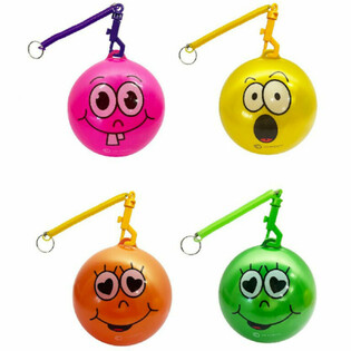 SMILEY M&Iacute;Č S PROV&Aacute;ZKEM / BUNGEE M&Iacute;Č &Oslash;23 cm (10 ks)