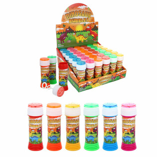Dinosauř&iacute; bublifuk 50ml s hlavolamem - Displej 36 ks