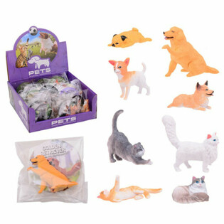 ANIMAL WORLD - FIGURKY DOM&Aacute;C&Iacute;CH MAZL&Iacute;ČKŮ V DISPLEJI (36 ks)