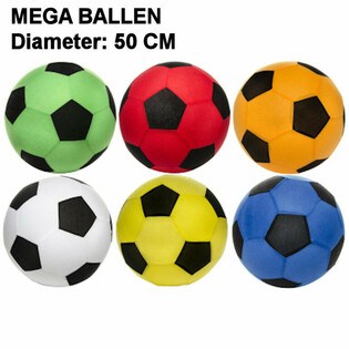 OBŘ&Iacute; M&Iacute;ČE - PRŮMĚR: 50 CM - MIX BAREV DISPLAY (12 ks)