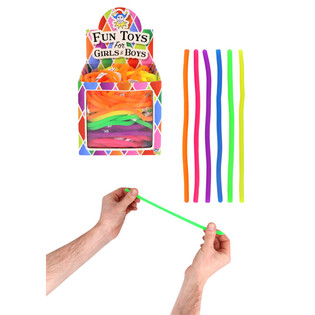Pružn&eacute; &Scaron;pagety Stretchy Strings - Mix Barev - V Display Boxu (144 ks)