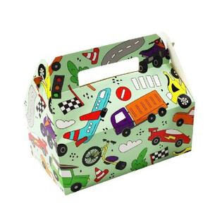 Dětsk&eacute; Menu Boxy Vozidla - 22,5 x 12 x 9,5 cm (24 ks)