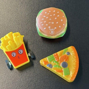 AUT&Iacute;ČKA PULL BACK FAST FOOD - V DISPLEJI (60 ks)