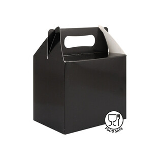 Krabičky na V&yacute;služky / D&aacute;rky Čern&eacute; 14x9.5x12 cm (12 ks)