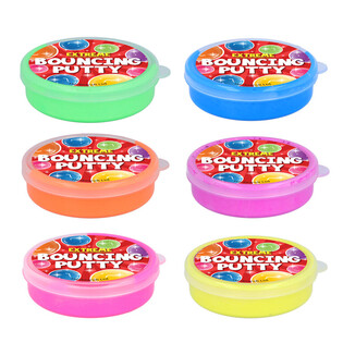 Sk&aacute;kac&iacute; Plastel&iacute;na Bouncing Putty, 10g - Mix Barev (6 ks)